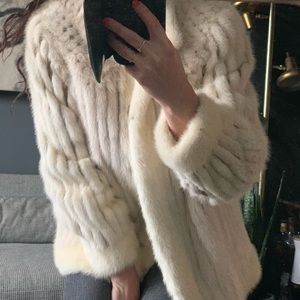 Genuine Mink fur coat vintage made in Chicago